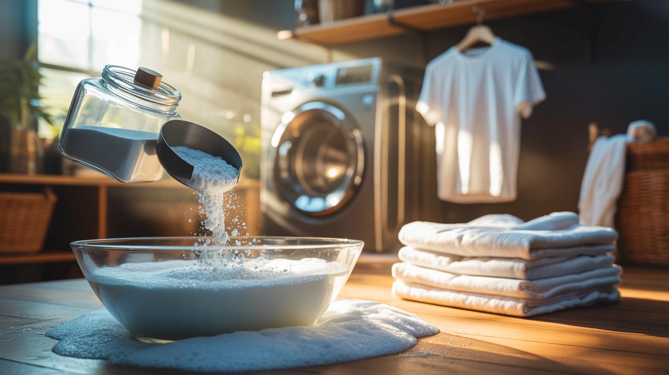 No detergent needed: this natural powder makes white clothes brighter than ever